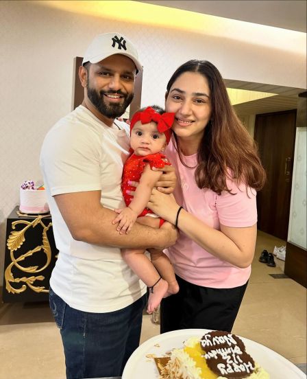 Rahul Vaidya Disha Parmar Daughter Birthday