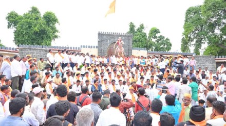 Rajendra Raut protest started in Barshi on reservation issue solhapur