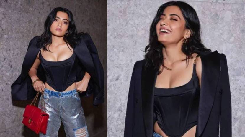 rashmika mandana western look