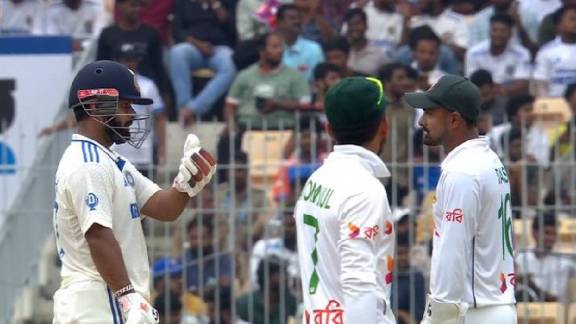 Rishabh Pant Litton Das Heated Argument In IND vs BAN 1st Test