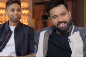 Who is Team India Ghajini Rohit Sharma Reveal The Name Suryakumar Yadav Reaction in Kapil Sharma Show Watch Video