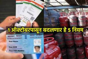 Rules Change From 1 October 2024 LPG prices, Aadhaar, income tax, PPF, credit card PPF