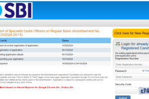 SBI SCO recruitment 2024: