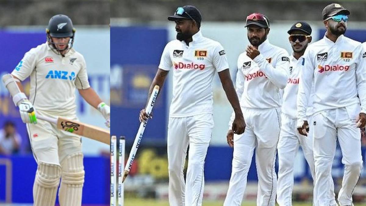 SL vs NZ: भारत दौऱ्यापूर्वी न्यूझीलंडचा ८८ धावात खुर्दा; जयसूर्याचा विकेट्सचा षटकार, किवींवर फॉलोऑनची नामुष्की