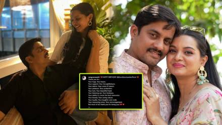 sangram salvi wish to wife Khushboo tawde for her birthday