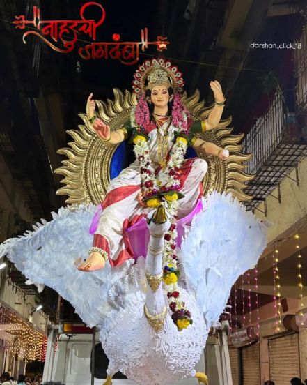 Navratri 2024, Devi Aagman Sohala Mumbai 2024, photos of devi agaman in mumbai 2024