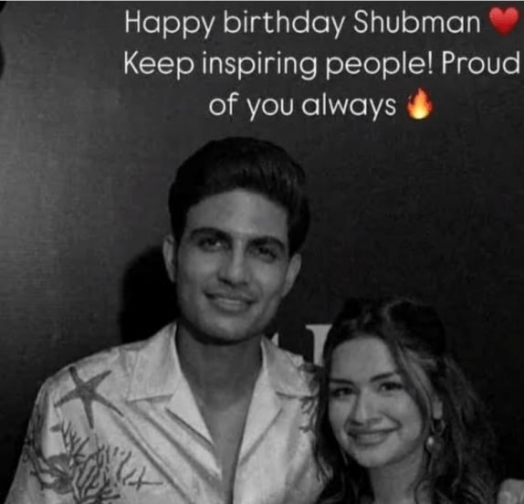 Shubman Gill is rumored to be dating actress Avneet Kaur