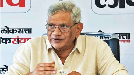 conversation with cpim secretary sitaram yechury last year in loksatta loksamvad event