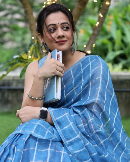 Spruha Joshi Saree Look