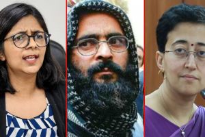 Swati Maliwal attacks Atishi brings Afzal Guru angle