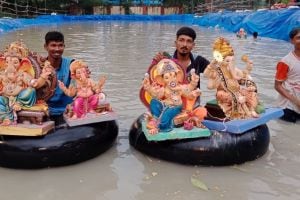 eco-friendly Ganeshotsav concept