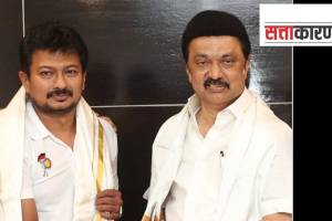 Udhayanidhi and MK Stalin