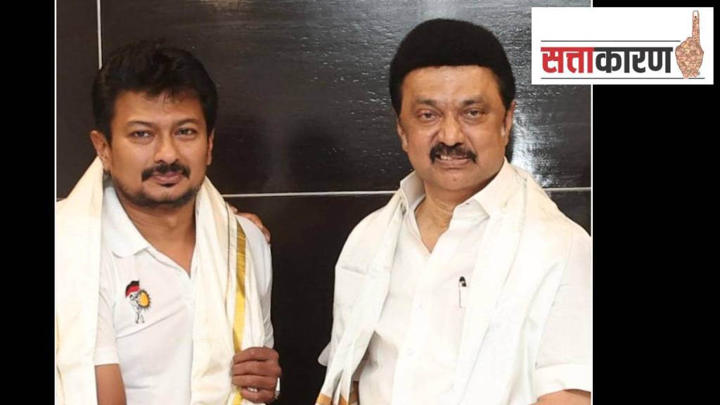 Udhayanidhi and MK Stalin