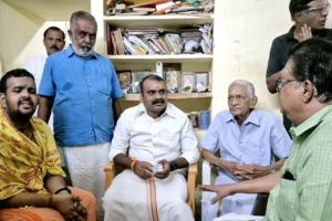 Union Minister L Murugan visited the youth home