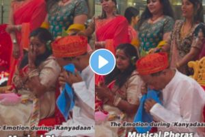 father and mother cried at the moment of kanyadaan at daughters wedding ceremony