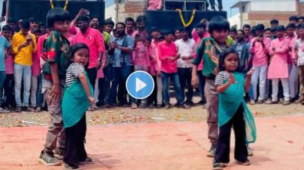 Video Shows Children danced to Pushpa 2 song Angaaron