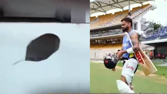 Virat Kohli Breaks Wall of Chepauk Dressing Room During Practice Session In Chennai