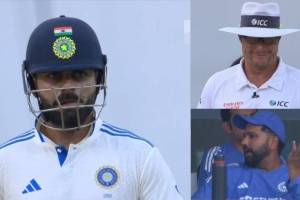 Virat Kohli Failed to Take DRS After LBW Dismissal Rohit Sharma and Umpire Reaction Goes Viral