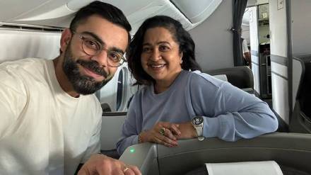 Virat Kohli Selfie with Radhika Sharathkumar Tamil Actress who is Mother in Law of Indian Cricketer