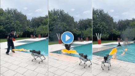 Watch YouTuber IShowSpeed’s new robot dog worth Rs 84 lakh shoots flames at him