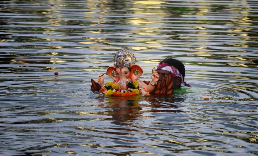 ganpati visarjan photos