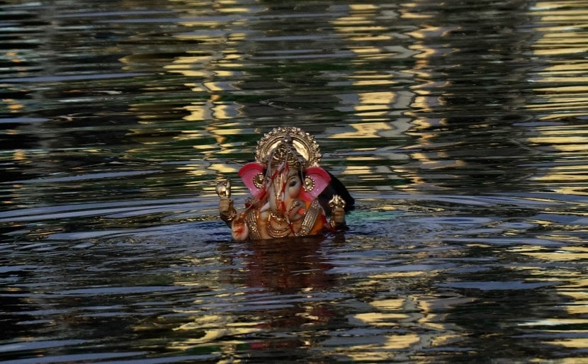 One and half day Ganpati immersion in Navi Mumbai 