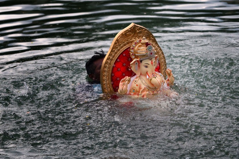 ganpati visarjan photos