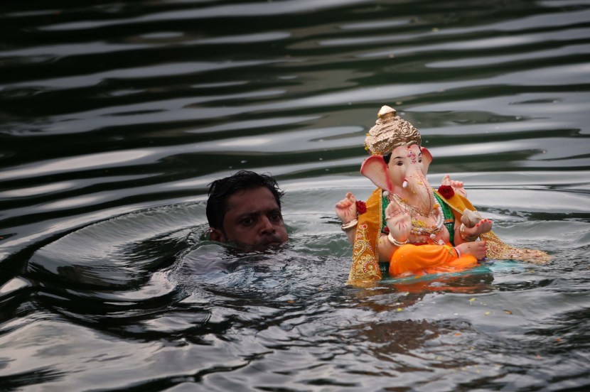 ganpati visarjan photos