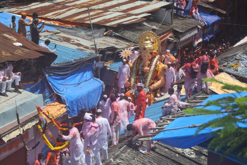 lalbaugcha raja ganesh visarjan photo 2024