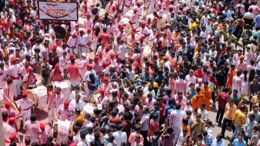 lalbaugcha raja ganesh visarjan photo 2024