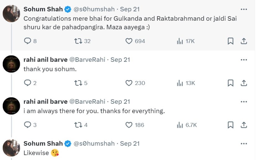 soham shah commented on rahi anil barve post