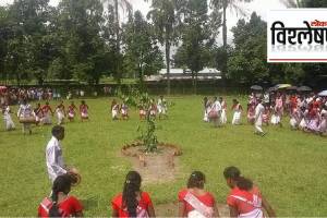 Worshipping the Karam tree