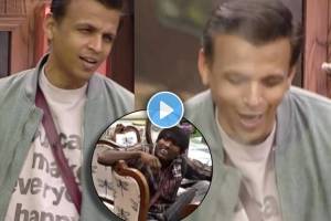 bigg boss marathi abhijeet sawant mimic Shahrukh khan