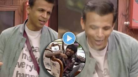 bigg boss marathi abhijeet sawant mimic Shahrukh khan