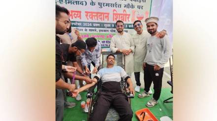 Eid Miladunnabi utsav Committee Buldhana organized blood donation camp