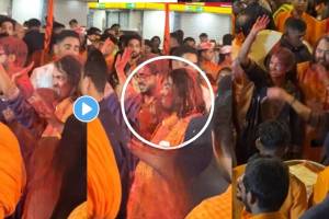 anant ambani dance with Radhika merchant at ganesh visarjan video viral