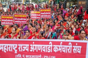 anganwadi workers announce chakka jam protest on 1 october across maharashtra