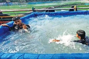 Possibility of accidents at artificial ponds