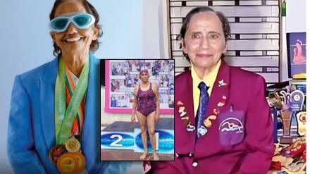 bakulaben patel 80 years old national level swimmer