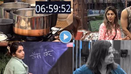 bigg boss marathi varsha nikki fight gas connection off