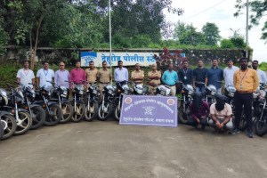 Two thieves who stole a two wheeler were arrested by Dehur Road Police of Pimpri Chinchwad