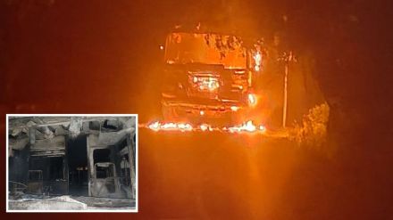 ST bus caught fire near Motha on Paratwada to Chikhaldara route