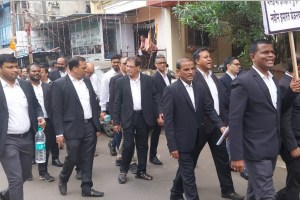 vasai lawyer association protest