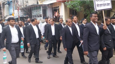 vasai lawyer association protest