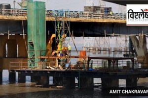 thane creek bridge 3 mumbai pune traffic latest marathi news