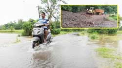 सिंधुदुर्ग जिल्ह्यात परतीच्या पावसाने झोडपले, करूळ व भुईबावडा घाटात दरड कोसळली