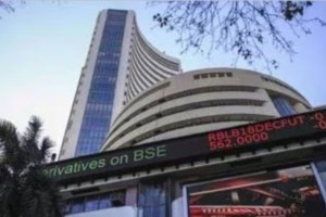 Sensex hits two century high