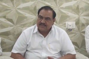 senior leader eknath khadse says he is with sharad pawar faction of ncp