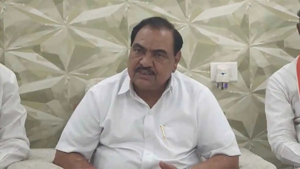 senior leader eknath khadse says he is with sharad pawar faction of ncp