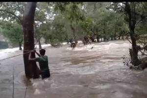 gadchiroli flood person rescued after 36 hours